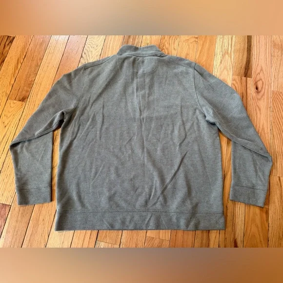 Tommy Bahama Cold Springs Mock Collar Henley Buttons GRAY Sweater Men’s Size XL - Picture 7 of 13
